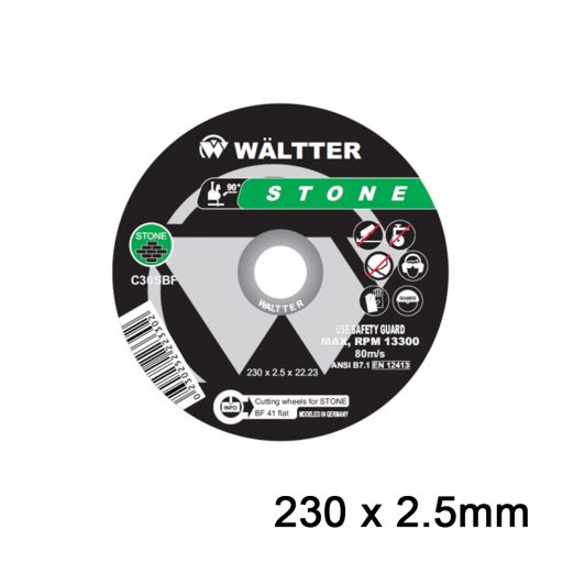 Δίσκος Κοπής Δομικών Υλικών WALTTER 230×2.5mm