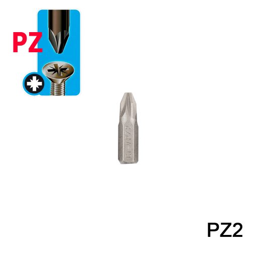 Κατσαβιδόμυτες 1/4″ Pz2