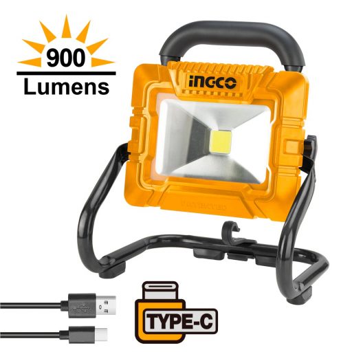 Προβολέας Μπαταρίας 3.6V USB Type-C 500-900 lumen