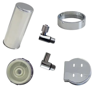 Κάτω βάση 1/4″ (είσοδος-έξοδος) για συσκευή άνω πάγκου slim line πλαστική