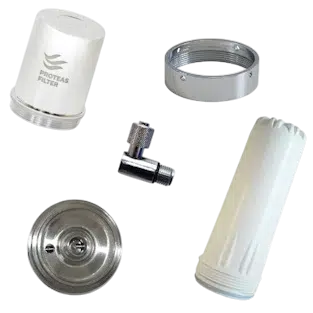 Κάτω βάση 1/4″ (είσοδος-έξοδος) για συσκευή άνω πάγκου slim line πλαστική